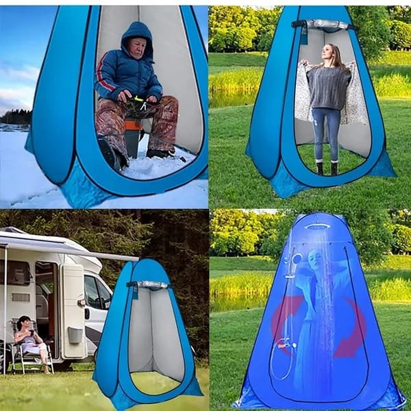 BÄRBART omklädningsrum STRAND CAMPING TÄLT DUSCH TOALET WC