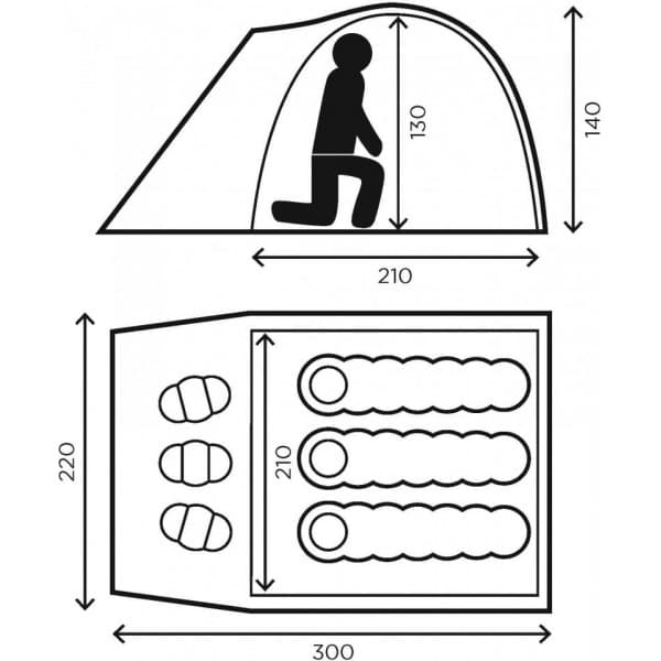 Halti TUNDRA XL 3000 tält