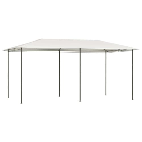 Paviljong 3x6x2,6 m gräddvit 160 g/m²