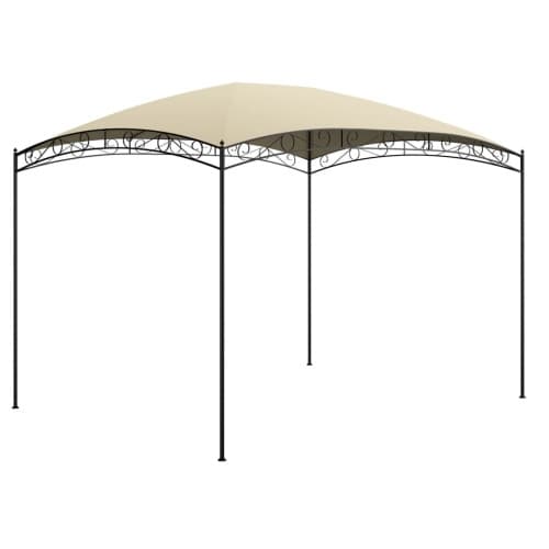 Paviljong 3x4x2,65 m gräddvit 180 g/m²