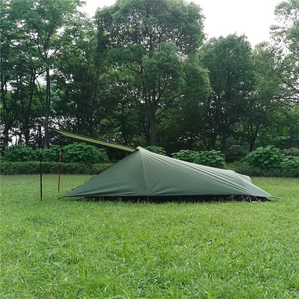 Ultralight-leirintäteltta, vedenpitävät materiaalit, helppo pystyttää,armeijavihreä
