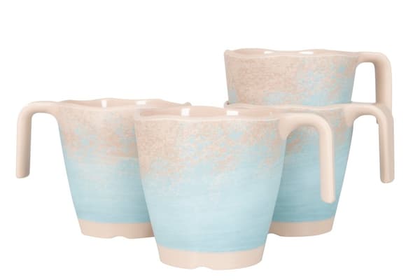 Gimex Krus sæt Stone Line Beige 4x250ml