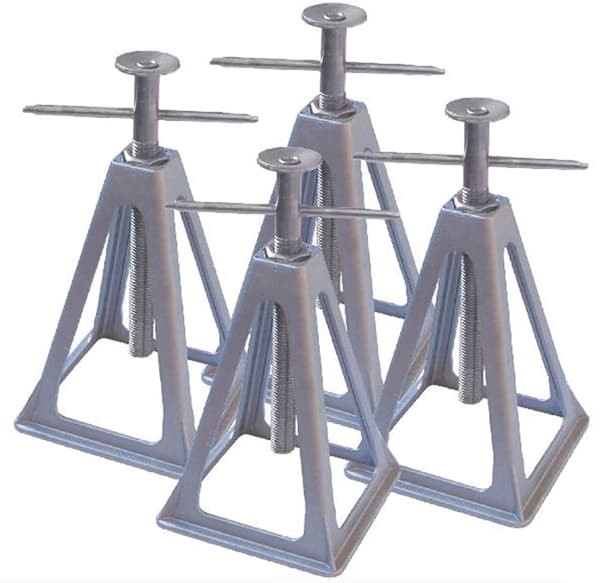 Gocamp bærefødder i aluminium 4 stk, max 1000kg