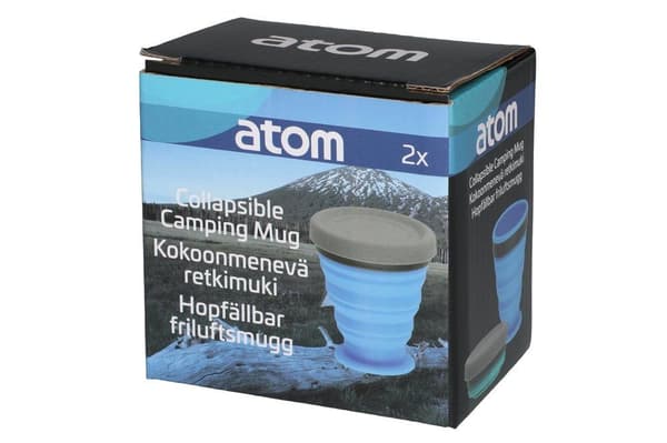 Atom silikone kop foldbar 2stk