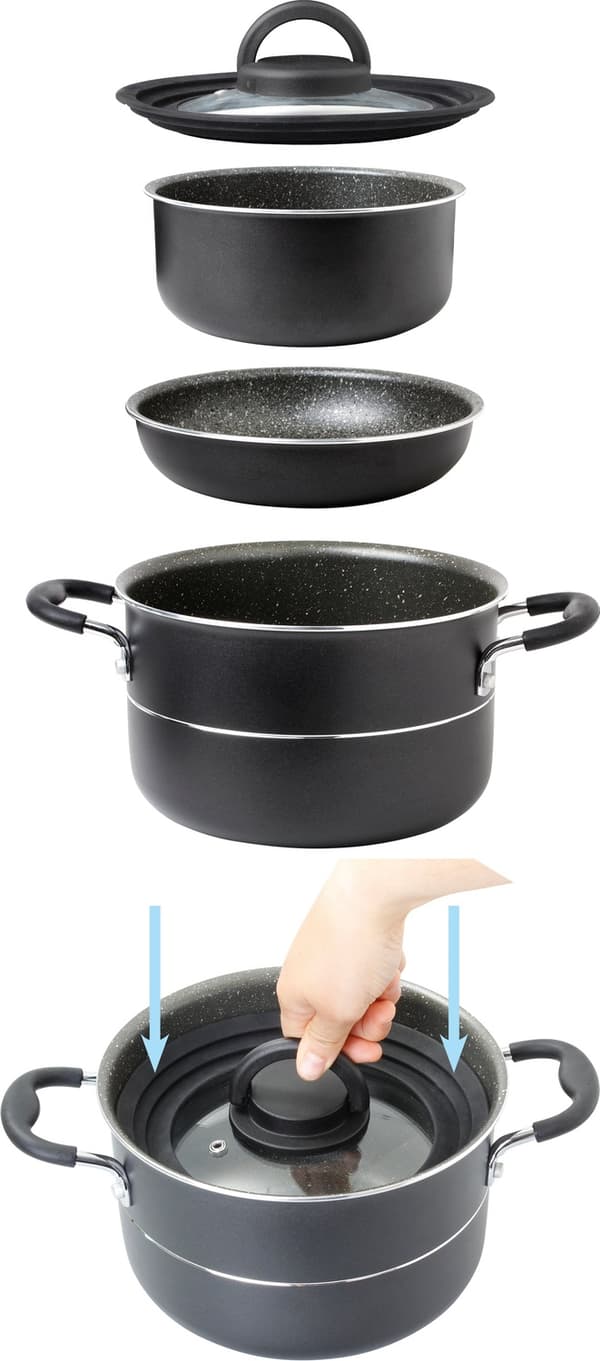 Brunner Grydesæt 7+1 dele Ø24cm
