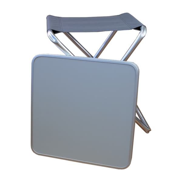 Wecamp Taburet med topplade Rex 40x40x47cm grå