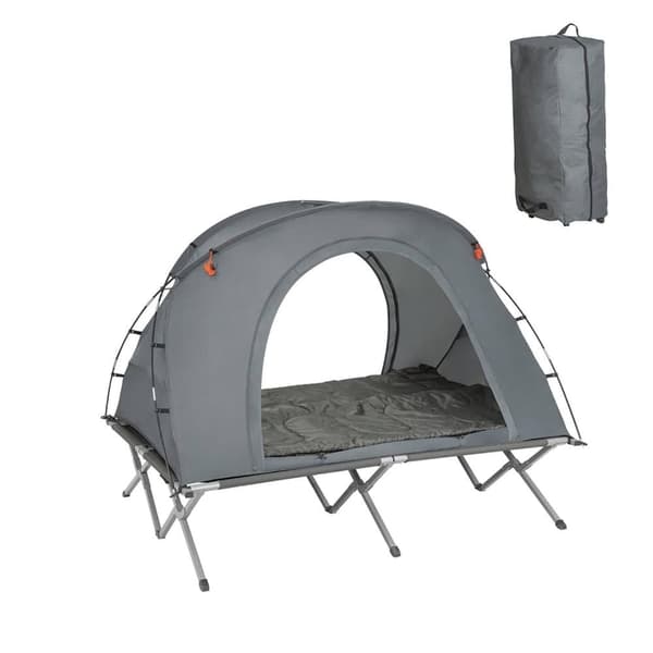 Campingtält, OGS60-L-HG, 194L x 145W x 157H cm, Grå