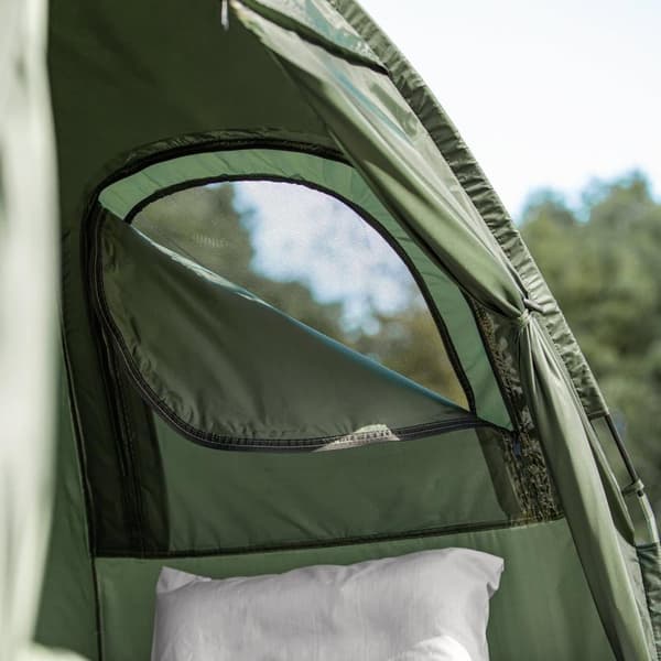 Campleje med telt, OGS32-GR, 193L x 86W x 160H cm, Grøn