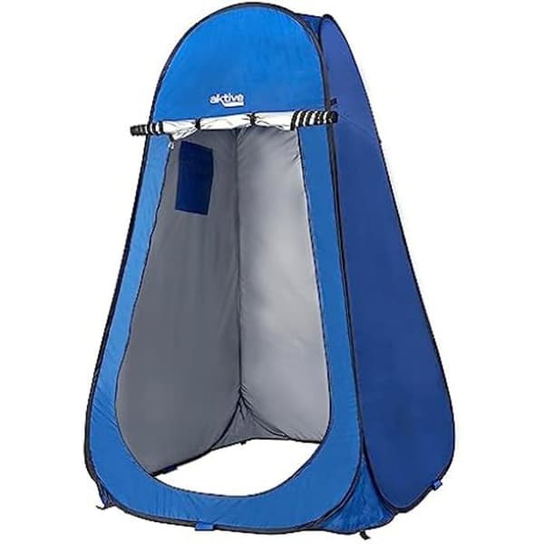 Duschtält - AKTIVE - 62162 - 120 x 120 x 190 cm - Blå - Automatisk montering