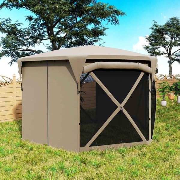 Rootz 3 x 3,5 pop -up havetelt - pavillon - Gazebo - UPF30+ beskyttelse - 345 cm x 300 cm x 210 cm
