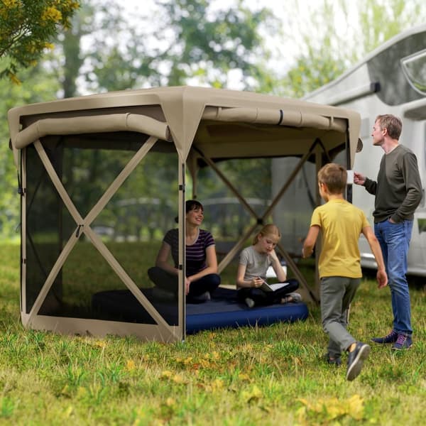 Rootz 3 x 3,5 pop -up havetelt - pavillon - Gazebo - UPF30+ beskyttelse - 345 cm x 300 cm x 210 cm