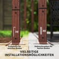 Pikkukuva 6 / 10: Rootz 3x4m Garden Pergola - Säädettävä terassi katto - Ulkopaviljonki - UPF30+ Auringonsuojaus - 382x300x232cm