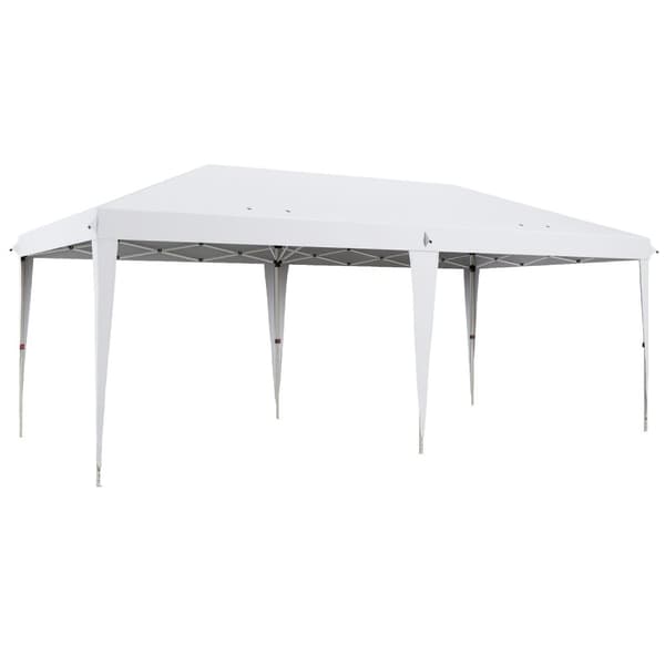 Rootz 6 x 3 m puutarhapaviljonki - pop -up -teltta - taitettava huvimaja - UV -suoja - 5,85m x 2,95m x 2,7m