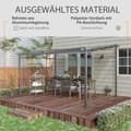 Miniatyrbillede 4 af 11: Rootz mørkegrå pergola - Terrasse Tag - Udtrækkelig baldakin - Sol og skygge - 3,97 m x 2,95 m x 2,3 m