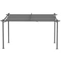 Miniatyrbillede 7 af 11: Rootz mørkegrå pergola - Terrasse Tag - Udtrækkelig baldakin - Sol og skygge - 3,97 m x 2,95 m x 2,3 m