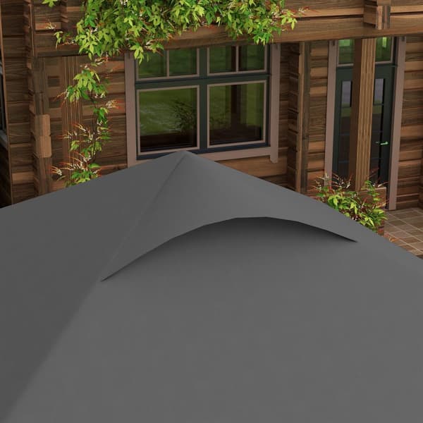 Rootz sammenfoldelig pop -up haven pavillon - udendørs husly - festtelt - UV -beskyttelse - 253 cm x 253 cm x 268 cm - Inkluderer transportpose