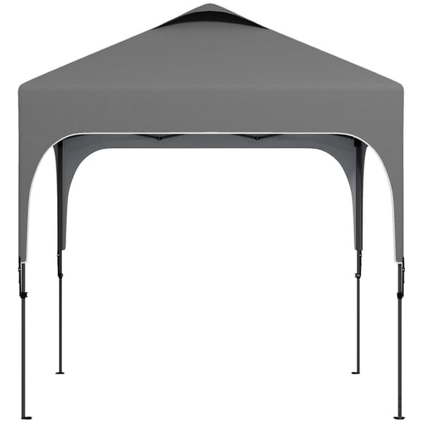 Rootz sammenfoldelig pop -up haven pavillon - udendørs husly - festtelt - UV -beskyttelse - 253 cm x 253 cm x 268 cm - Inkluderer transportpose