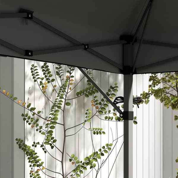 Rootz Foldbar Garden Pavilion - Pop -Up Tält - utomhusskydd - UV -skydd - 500 cm x 300 cm x 290 cm