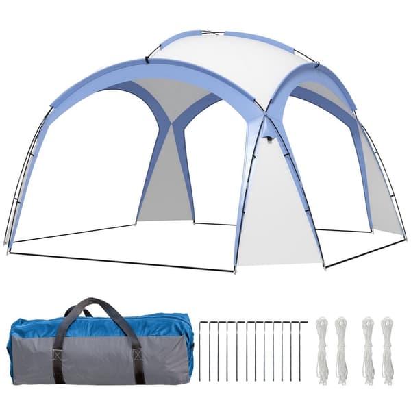 Rootz Event Shelter Pavilion - Garden Telt - Udendørs dækning - Vandafvisende - 350 cm x 350 cm x 222 cm
