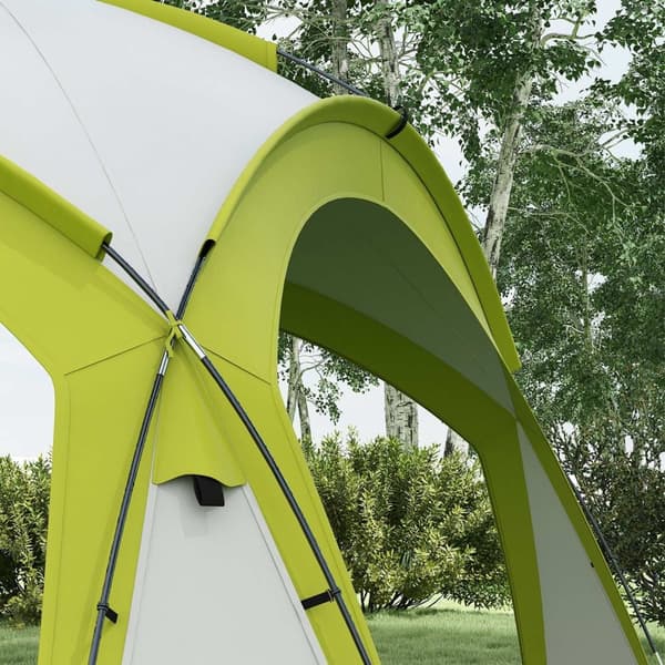 Rootz Event Shelter Pavilion - Garden Telt - Festival Canopy - Veden hylkivä pinnoite - 350 cm x 350 cm x 222 cm