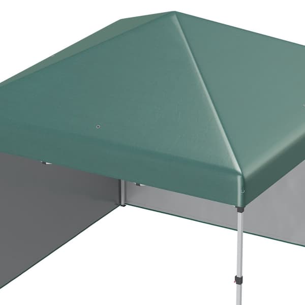 Rootz Folding Pavilion - Pop -Up -telt - Garden Gazebo - UV -beskyttelse - 3m x 3m x 2,88 m - Rustfrit stålramme - Grøn