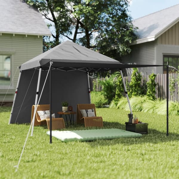 Rootz Garden Pavilion - Pop -Up Gazebo - Foldende husly - blokerer 98% UV - 600x300x264 cm - Grå