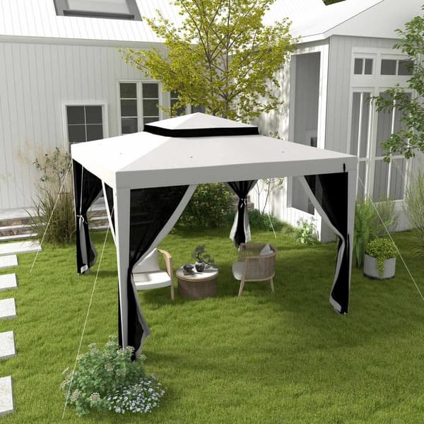Rootz Garden Pavilion - Udendørs baldakin - Begivenhedshus - Mosquito Protection - 3LX3BX2.68HM