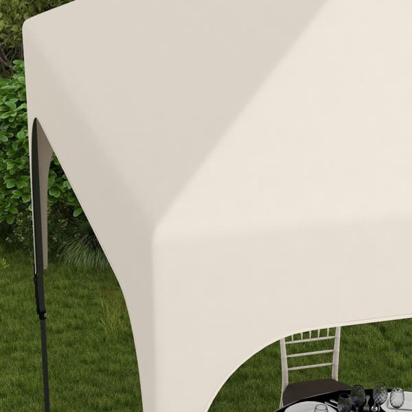 Rootz Garden Pop -Up Pavilion - Taitava teltta - Korkeus säädettävä suoja - anti -UV50+ Suojaus - Teräsrunko - 253 cm x 253 cm x 268cm