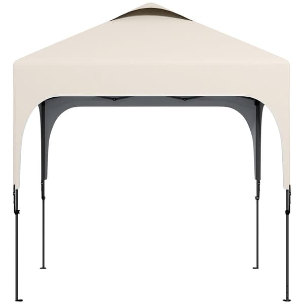 Rootz Garden Pop -Up Pavilion - Taitava teltta - Korkeus säädettävä suoja - anti -UV50+ Suojaus - Teräsrunko - 253 cm x 253 cm x 268cm