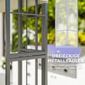Miniatyrbillede 5 af 10: Rootz Garden Pavilion - Gazebo - Udendørs baldakin - UV30+ Beskyttelse - 3x3m - Hvid