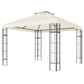 Miniatyrbillede 1 af 10: Rootz Garden Pavilion - Gazebo - Udendørs baldakin - UV30+ Beskyttelse - 3x3m - Hvid