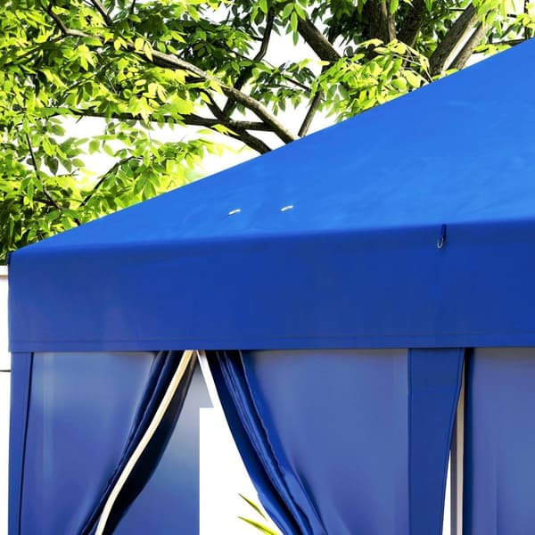 Rootz Garden Pavilion - utomhustält - Foldbar tak - UV -skydd - 590 cm x 295 cm x 285 cm - enkel transportpåse