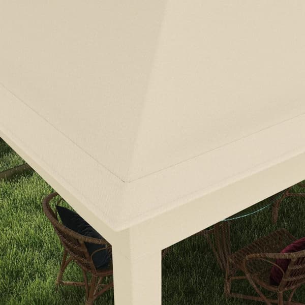 Rootz Garden Pavilion - Pop -up telt - Udendørs lysthus - UV & Mosquito Protection - 3,25 m x 3,25 m x 2,7 m - Vandtæt og bærbar