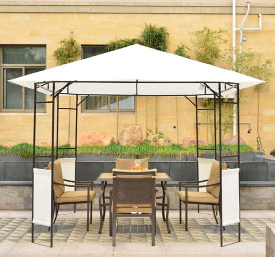 Rootz Garden Pavilion Tent - Party Telt - Marquee Gazebo - Vejrbestandigt - 300 x 300 x 260 cm