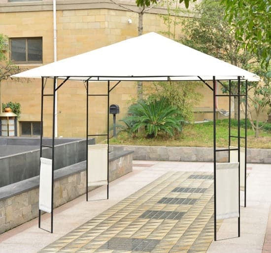 Rootz Garden Pavilion Tent - Party Telt - Marquee Gazebo - Vejrbestandigt - 300 x 300 x 260 cm