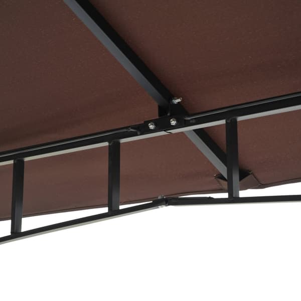 Rootz Garden Pavilion 3x3 - Pergola - huvimaja - hyttyssuojaus - vedenpitävä - 2,95 m x 2,95 m x 2,7 m