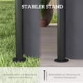 Miniatyrbild 8 av 10: Rootz Garden Pavilion - Garden Tent - Terrass Tält - Solar LED -lampor - 400 cm x 300 cm x 275 cm
