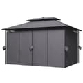 Miniatyrbild 1 av 10: Rootz Garden Pavilion - Garden Tent - Terrass Tält - Solar LED -lampor - 400 cm x 300 cm x 275 cm