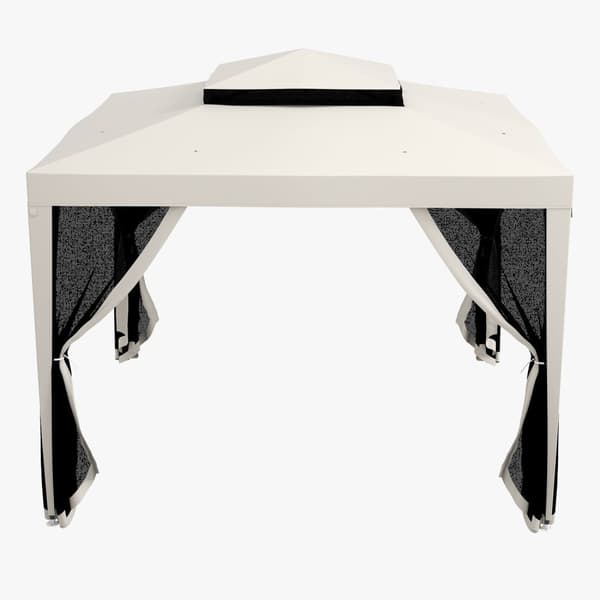Rootz Garden Pavilion - Udendørs husly - Baldakin - Mosquito Protection - 3m x 3m x 2,68m