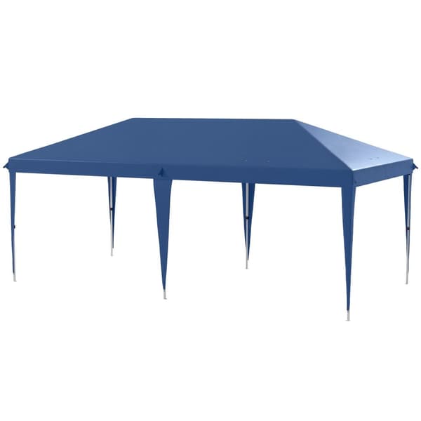 Rootz Garden Pavilion - Pop -Up Baldachin - Outdoor Canopy - UV -skydd - 5,85 m x 2,95 m x 2,7 m - enkel installation och bär