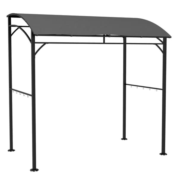 Rootz Grill Pavilion - Grill Roofing - Regnbeskyttelse - Redskabskroge - Stålrammer - 215 cm x 150 cm x 220 cm