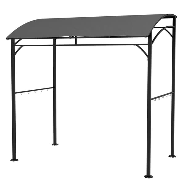 Rootz Grill Pavilion - Grill Roofing - Regnbeskyttelse - Redskabskroge - Stålrammer - 215 cm x 150 cm x 220 cm