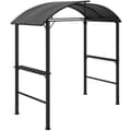 Miniatyrbillede 10 af 10: Rootz Grill Pavilion - Udendørs husly - BBQ Gazebo - Stålrammer - Solbeskyttelse - 1,1 m x 2,3 m - Grå