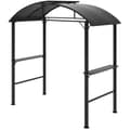 Miniatyrbillede 1 af 10: Rootz Grill Pavilion - Udendørs husly - BBQ Gazebo - Stålrammer - Solbeskyttelse - 1,1 m x 2,3 m - Grå