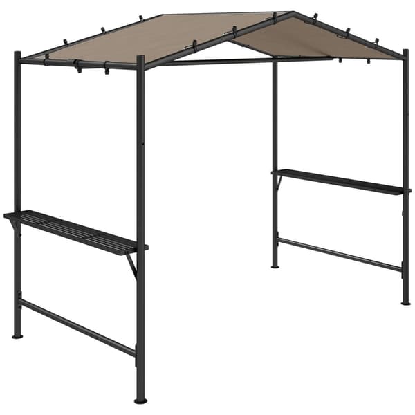 Rootz Grill -teltta huvimaja - Pavilion Shelter - Säänkestävä katto - Suojainen suunnittelu - 277 x 149 x 230 cm