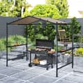 Pikkukuva 2 / 9: Rootz Grill -teltta huvimaja - Pavilion Shelter - Säänkestävä katto - Suojainen suunnittelu - 277 x 149 x 230 cm