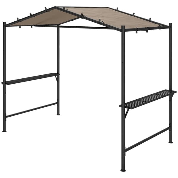 Rootz Grill -teltta huvimaja - Pavilion Shelter - Säänkestävä katto - Suojainen suunnittelu - 277 x 149 x 230 cm