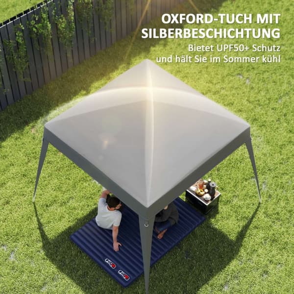 Rootz -paviljongin vaihto katto - puutarhatelttakansi - vaihtaminen tarpauliini - UPF50+ Auringonsuojaus - Oxford -kangas - 300 cm x 300 cm