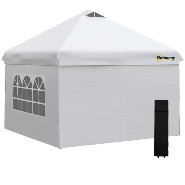 Rootz Pop -Up Garden Pavilion - Barnum Tent - Event Canopy - Easy Setup - 300cm x 300 cm x 284 cm