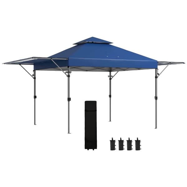 Rootzin pop -up -paviljonki - puutarhapagoda - taitettava huvimaja - UV -suoja - 500 cm x 300 cm x 290cm